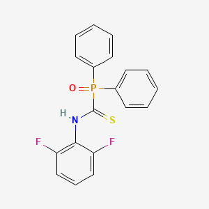 molecular formula C19H14F2NOPS B3042800 N-(2,6-Difluorophenyl)-1-(diphenylphosphoryl)methanethioamide CAS No. 680213-07-4