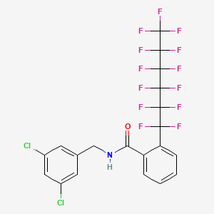 N-(3,5-dichlorobenzyl)-2-(1,1,2,2,3,3,4,4,5,5,6,6,6-tridecafluorohexyl)benzamide