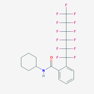 N-cyclohexyl-2-(1,1,2,2,3,3,4,4,5,5,6,6,6-tridecafluorohexyl)benzamide