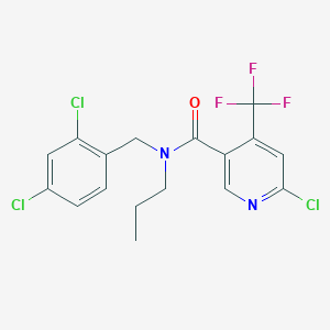 N3-(2,4-dichlorobenzyl)-N3-propyl-6-chloro-4-(trifluoromethyl)nicotinamide