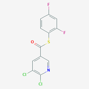S-(2,4-difluorophenyl) 5,6-dichloropyridine-3-carbothioate