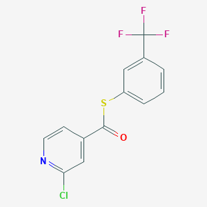 S-[3-(trifluoromethyl)phenyl] 2-chloropyridine-4-carbothioate