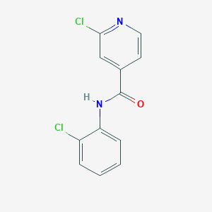 molecular formula C12H8Cl2N2O B3042921 2-chloro-N-(2-chlorophenyl)pyridine-4-carboxamide CAS No. 680217-40-7