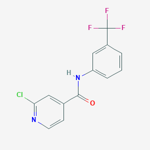 molecular formula C13H8ClF3N2O B3042922 N4-[3-(trifluoromethyl)phenyl]-2-chloroisonicotinamide CAS No. 680217-42-9