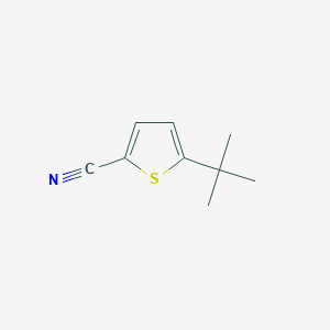 molecular formula C9H11NS B3042975 5-tert-Butyl-thiophene-2-carbonitrile CAS No. 685120-66-5