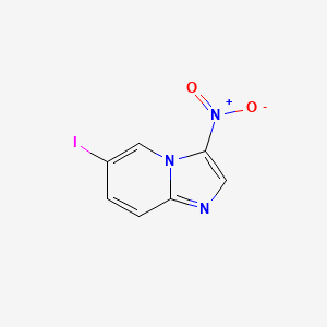 molecular formula C7H4IN3O2 B3042983 6-Iodo-3-nitroimidazo[1,2-a]pyridine CAS No. 690258-23-2