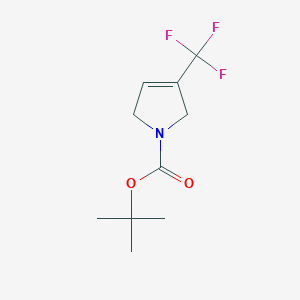 tert-butyl 3-(Trifluoromethyl)-2,5-dihydro-1H-pyrrole-1-carboxylate