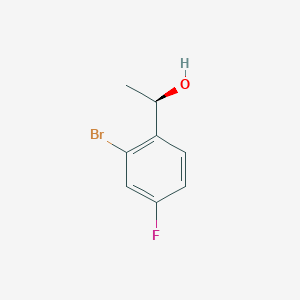 molecular formula C8H8BrFO B3043016 (R)-1-(2-bromo-4-fluorophenyl)ethanol CAS No. 704909-66-0