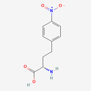 molecular formula C10H12N2O4 B3043018 (S)-4-Nitro-homophenylalanine CAS No. 705919-70-6