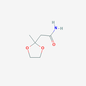 2-methyl-1,3-Dioxolane-2-acetamide