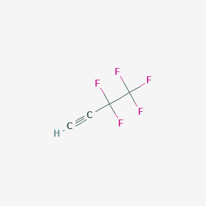 molecular formula C4HF5 B3043024 3,3,4,4,4-Pentafluoro-1-butyne CAS No. 7096-51-7