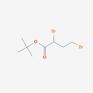 molecular formula C8H14Br2O2 B3043032 tert-Butyl 2,4-dibromobutyrate CAS No. 71725-02-5