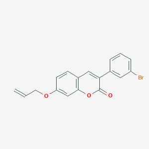molecular formula C18H13BrO3 B3043062 7-Allyloxy-3(3'-bromophenyl)coumarin CAS No. 720674-08-8
