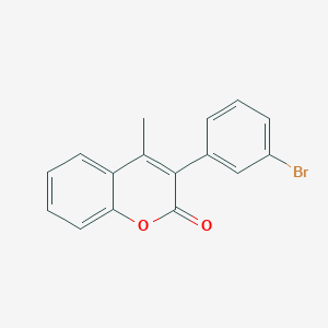 3-(3-Bromophenyl)-4-methylchromen-2-one