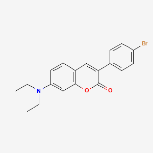 3-(4-Bromophenyl)-7-(diethylamino)chromen-2-one