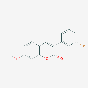 3-(3-Bromophenyl)-7-methoxychromen-2-one