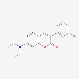 3-(3-Bromophenyl)-7-(diethylamino)chromen-2-one