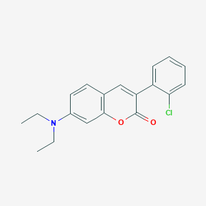 B3043072 3-(2-Chlorophenyl)-7-(diethylamino)chromen-2-one CAS No. 720674-79-3