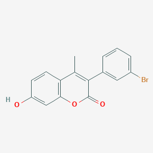 3-(3-Bromophenyl)-7-hydroxy-4-methylchromen-2-one