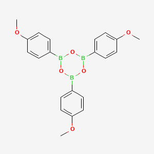 molecular formula C21H21B3O6 B3043098 4-Methoxyphenyl boronic acid anhydride CAS No. 7294-51-1