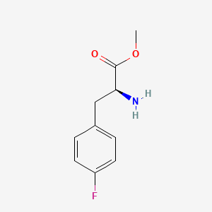 molecular formula C10H12FNO2 B3043106 Methyl (2S)-2-amino-3-(4-fluorophenyl)propanoate CAS No. 73283-54-2