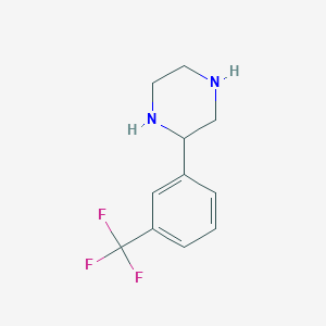molecular formula C11H13F3N2 B3043133 2-(3-Trifluoromethyl-phenyl)-piperazine CAS No. 74418-16-9
