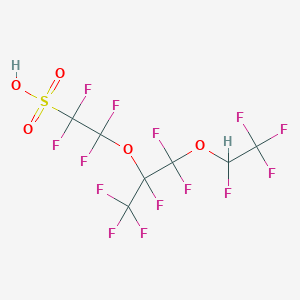 molecular formula C7H2F14O5S B3043144 7H-Perfluoro-4-methyl-3,6-dioxaoctanesulfonic acid CAS No. 749836-20-2