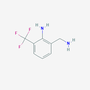 molecular formula C8H9F3N2 B3043176 2-Amino-3-(trifluoromethyl)benzylamine CAS No. 771582-36-6