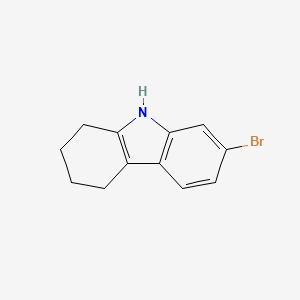 molecular formula C12H12BrN B3043206 2-broMo-6,7,8,9-tetrahydro-5H-carbazole CAS No. 78863-99-7