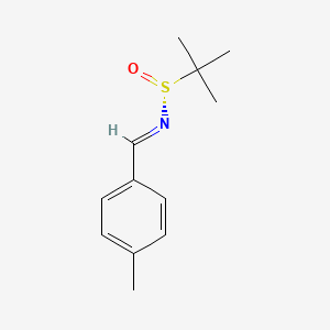 (R,E)-2-methyl-N-(4-methylbenzylidene)propane-2-sulfinamide