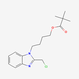 4-[2-(Chloromethyl)benzimidazol-1-yl]butyl Pivalate