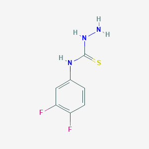 B3043335 4-(3,4-Difluorophenyl)thiosemicarbazide CAS No. 848079-92-5