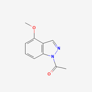 molecular formula C10H10N2O2 B3043367 1-(4-methoxy-1H-indazol-1-yl)ethanone CAS No. 850363-63-2