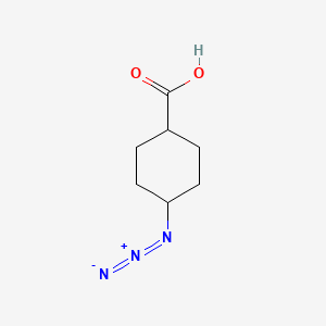 molecular formula C7H11N3O2 B3043419 N3-1,4-trans-CHC-OH CAS No. 863222-21-3