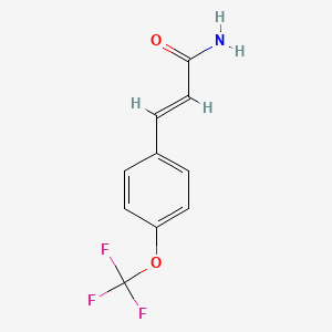 molecular formula C10H8F3NO2 B3043434 3-[4-(Trifluoromethoxy)phenyl]acrylamide CAS No. 865350-57-8