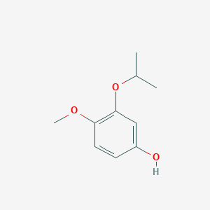 molecular formula C10H14O3 B3043441 4-Methoxy-3-(propan-2-yloxy)phenol CAS No. 86636-00-2