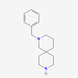 molecular formula C16H26Cl2N2 B3043442 2-Benzyl-2,9-diazaspiro[5.5]undecane CAS No. 867006-13-1