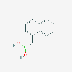 molecular formula C11H11BO2 B3043445 (Naphthalen-1-ylmethyl)boronic acid CAS No. 86819-97-8