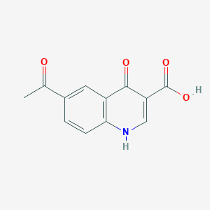 6-Acetyl-4-oxo-1,4-dihydroquinoline-3-carboxylic acid