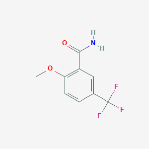 molecular formula C9H8F3NO2 B3043487 2-Methoxy-5-(trifluoromethyl)benzamide CAS No. 874804-06-5