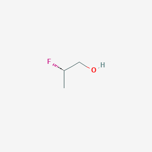 molecular formula C3H7FO B3043498 (S)-2-FLUOROPROPAN-1-OL CAS No. 877822-87-2