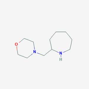 molecular formula C11H22N2O B3043508 4-(Azepan-2-ylmethyl)morpholine CAS No. 881040-14-8