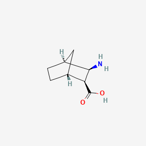 molecular formula C8H13NO2 B3043520 (1R,2S,3R,4S)-3-Aminobicyclo[2.2.1]heptane-2-carboxylic acid CAS No. 88330-32-9