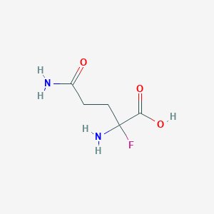 molecular formula C5H9FN2O3 B3043521 DL-erythro-4-Fluoroisoglutamine CAS No. 883497-53-8