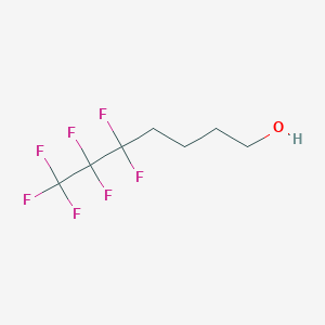 molecular formula C7H9F7O B3043525 5,5,6,6,7,7,7-Heptafluoroheptan-1-ol CAS No. 883543-64-4
