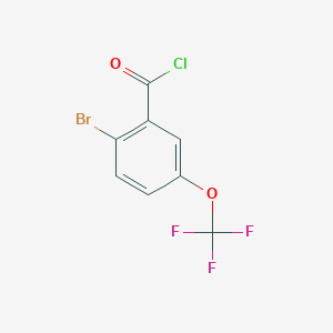 molecular formula C8H3BrClF3O2 B3043594 2-bromo-5-(trifluoromethoxy)benzoyl Chloride CAS No. 887266-82-2