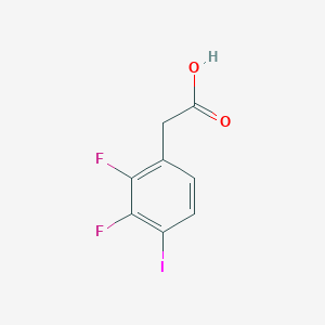 molecular formula C8H5F2IO2 B3043625 2,3-Difluoro-4-iodophenylacetic acid CAS No. 887586-60-9