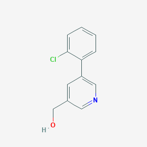 molecular formula C12H10ClNO B3043630 (5-(2-Chlorophenyl)pyridin-3-yl)methanol CAS No. 887974-03-0
