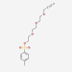 molecular formula C16H22O6S B3043637 2-[2-(2-prop-2-ynoxyethoxy)ethoxy]ethyl 4-methylbenzenesulfonate CAS No. 888009-94-7