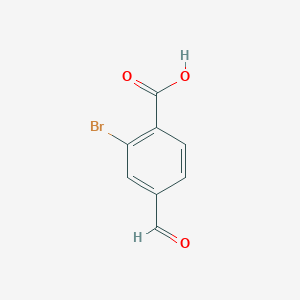 molecular formula C8H5BrO3 B3043675 2-Bromo-4-formylbenzoic acid CAS No. 90001-44-8